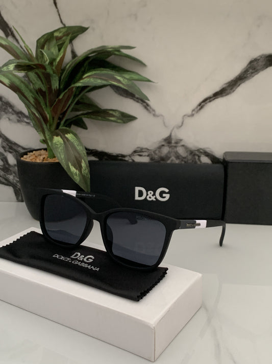 Branded D&G Full Black Sunglasses (With Original Kit)