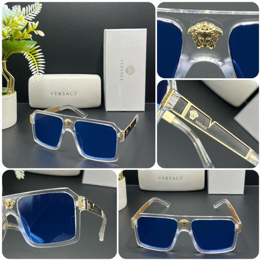 Branded Vce Logo Transparent Blue 192 Sunglasses (With Original Kit)