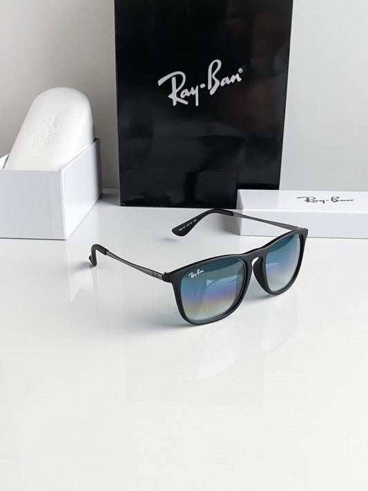 Branded Rb Black Blue Sunglasses Bt (With Original Kit)