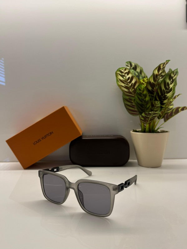 Branded Lv Matt Grey Sunglasses EW (With Original Kit)