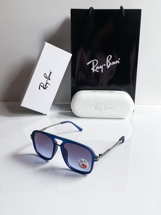 Branded Rb Blue Oversized Sunglasses Bt (With Original Kit)