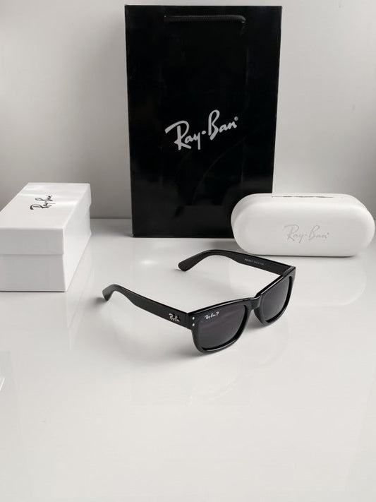 Branded Rb Full Black Sunglasses Bt (With Original Kit)