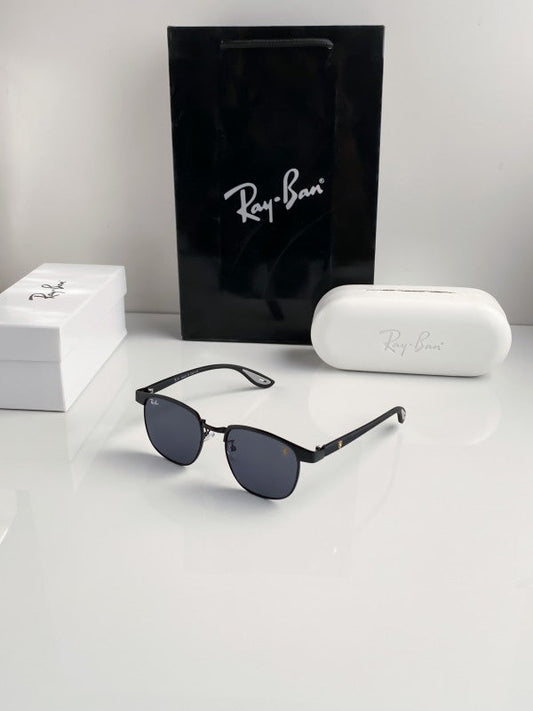 Branded Rb Full Black Sunglasses Bt (With Original Kit)