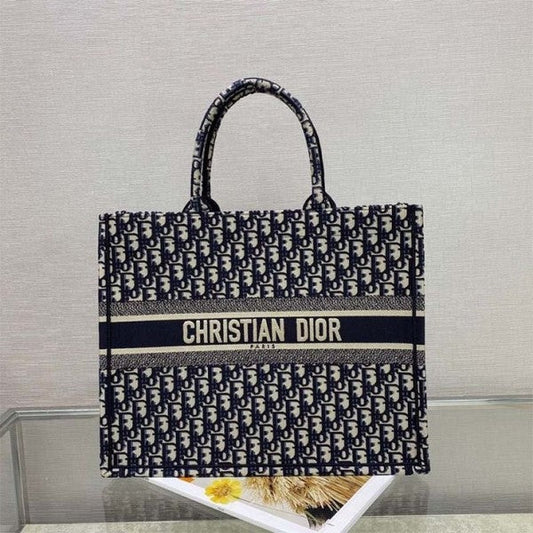 CHRISTIAN DIOR TOTE BAG WITH ZIPPER