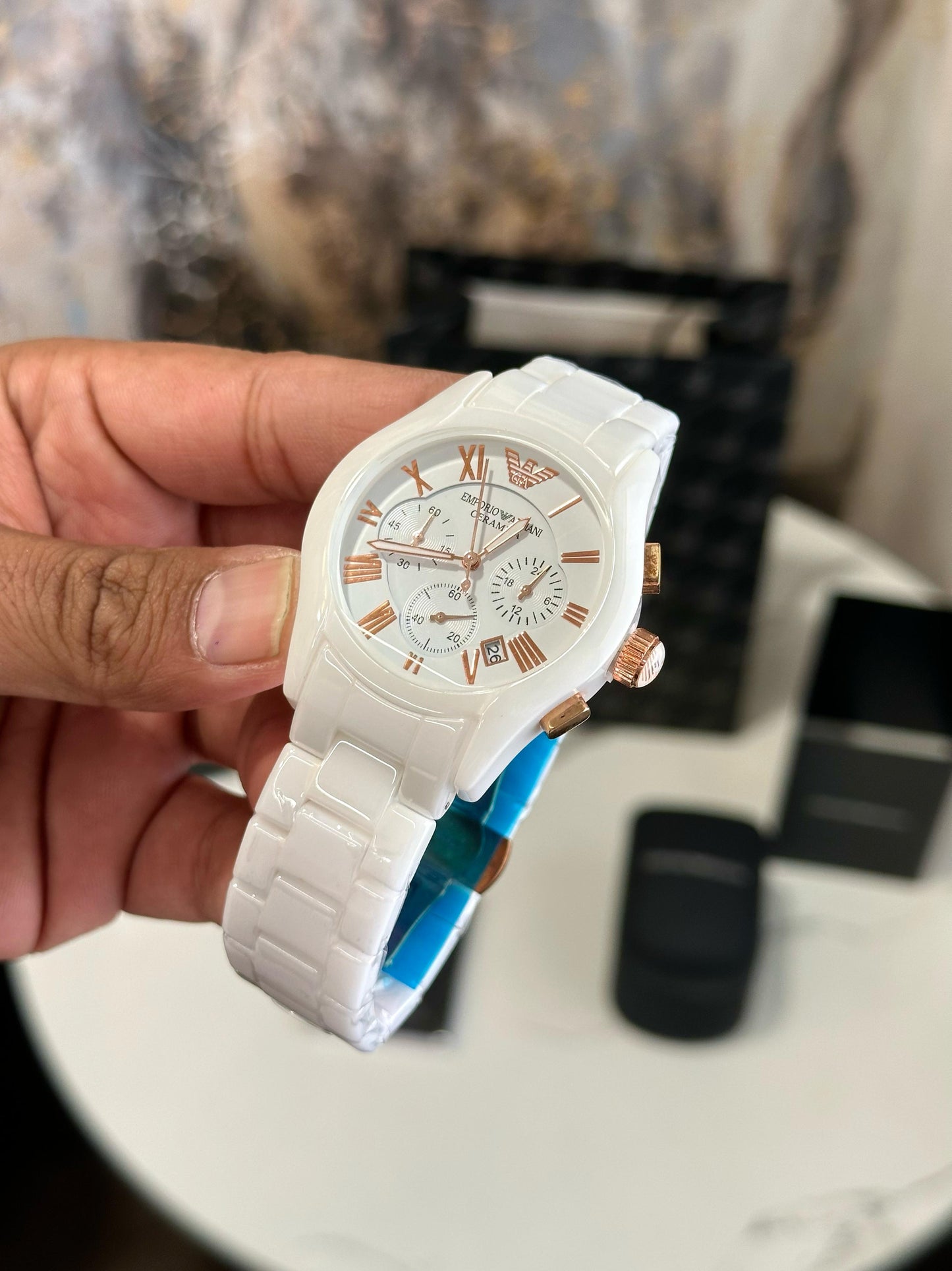 ARMANI CERAMIC WHITE COLOUR