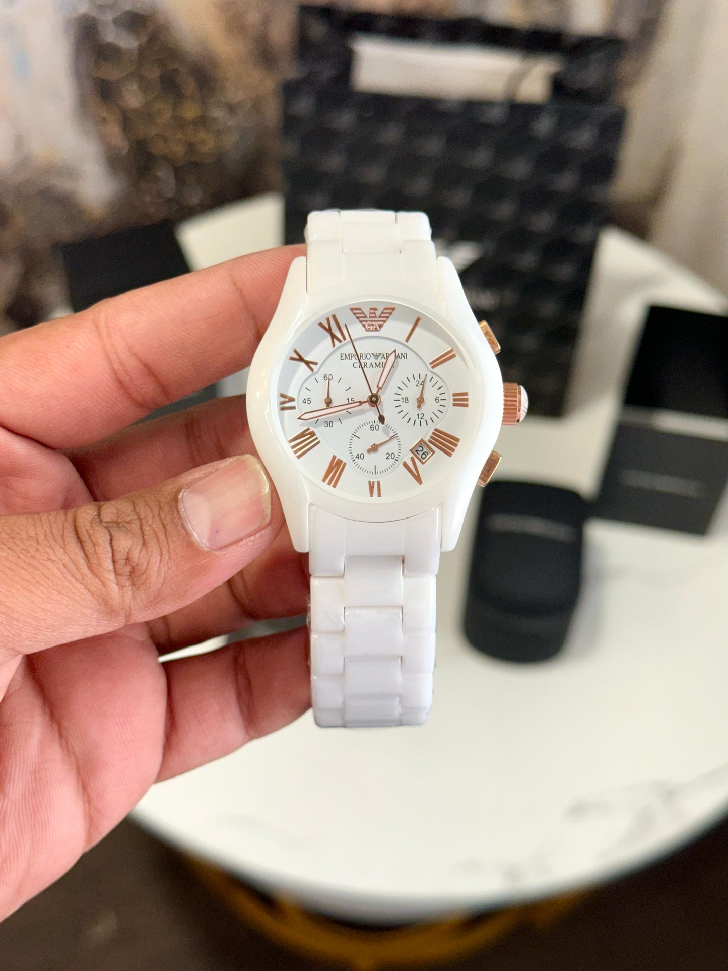 ARMANI CERAMIC WHITE COLOUR