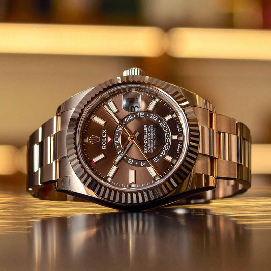 ROLEX SKYDWELLER ROSE GOLD EDITION (WITH OG BOX)