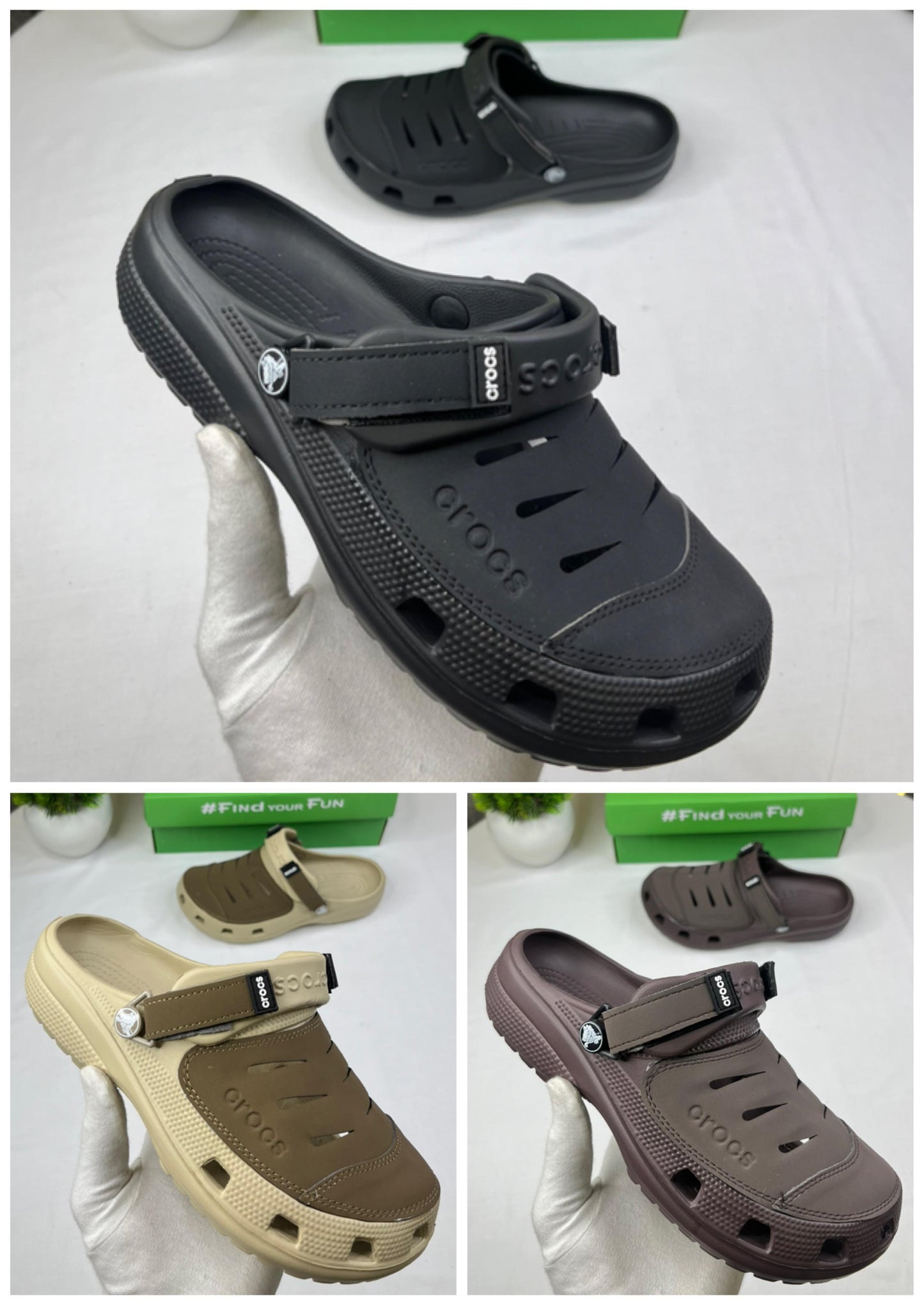 CROCS YUKOON  ( BEIGE )