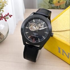 TISSOT BLACK DIAL BLACK STRAP