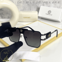 VERSACE BLACK SQUARE FRAME